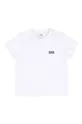 biały Boss - T-shirt dziecięcy 62-98 cm J05P01 Chłopięcy