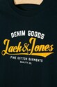 Chłopiec Jack & Jones - T-shirt dziecięcy 128-176 cm 12173882 granatowy