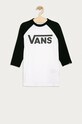 Vans - Longsleeve dziecięcy 129-173 cm VN0003P3YB21 biały AA00