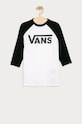 Vans - Longsleeve copii 129-173 cm VN0003P3YB21 alb AA00