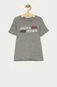 szary Jack & Jones - T-shirt dziecięcy 128-176 cm Chłopięcy