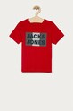 Jack & Jones - T-shirt dziecięcy 128-176 cm nadruk czerwony 12152730.