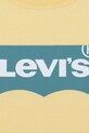 Băieți Levi's tricou de bumbac pentru copii 8E8157.NOS.B galben