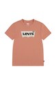 Levi's tricou de bumbac pentru copii portocaliu 9E8157.NOS.B