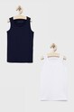 United Colors of Benetton top dziecięcy (2-pack) z elastanem granatowy 3MC10H014.G.CONTINUATIV