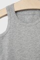 United Colors of Benetton top dziecięcy (2-pack) szary 3MC10H014.G.CONTINUATIV