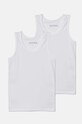 Dětské tričko United Colors of Benetton 2-pack s elastanem bílá 3OP80H014.G.CONTINUATIV