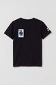 OVS t-shirt bawełniany dziecięcy 1442243.BOY.10.15YEARS. czarny AA00