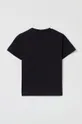 Παιδικό βαμβακερό μπλουζάκι OVS μαύρο