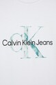 Chłopiec Calvin Klein Jeans t-shirt bawełniany dziecięcy IU0IU00267.9BYY IU0IU00267.9BYY biały
