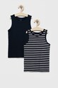 Name it top dziecięcy (2-pack) z elastanem granatowy 13208843.DarkSapphi