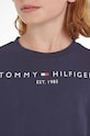 Детская хлопковая футболка Tommy Hilfiger KS0KS00210 тёмно-синий