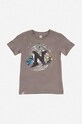 Detské bavlnené tričko Lego bavlna sivá 12010479