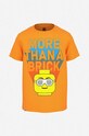 Lego tricou de bumbac pentru copii print portocaliu 12010543