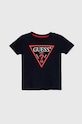 Детска памучна тениска Guess памук тъмносин N73I55.K8HM0.9BYH