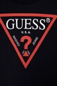 Мальчик Детская хлопковая футболка Guess N73I55.K8HM0.9BYH тёмно-синий