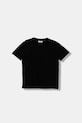 Detské bavlnené tričko Coccodrillo bavlna čierna XCX143201BAB