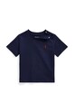 Polo Ralph Lauren t-shirt bawełniany niemowlęcy bawełna granatowy 320832904035
