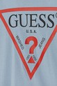 Мальчик Детская хлопковая футболка Guess L73I55.K8HM0.PPYA голубой