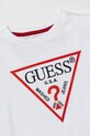 Хлопчик Дитяча бавовняна футболка Guess N4YI37.K8HM4.PPYA білий