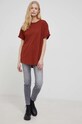 G-Star t-shirt bawełniany D16902.4107 pomarańczowy AA00
