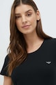Emporio Armani Underwear t-shirt lounge aplikacja czarny 163139.CC318