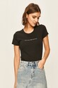 Emporio Armani Underwear t-shirt lounge aplikacja czarny 163139.CC318