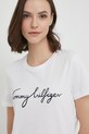 Tommy Hilfiger t-shirt bawełniany WW0WW24967.NOS biały AA00