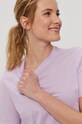 Pieces - T-shirt fioletowy 17086970