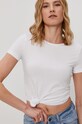 Pieces T-shirt biały 17082526