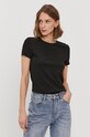 Tričko Pieces s elastanem černá 17082526