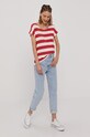 Vero Moda T-shirt 10190017 czerwony AA00
