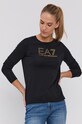 EA7 Emporio Armani Longsleeve 8NTT51.TJDQZ negru AA00