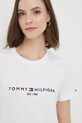 Хлопковая футболка Tommy Hilfiger белый WW0WW31999.NOS
