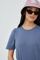 Noisy May t-shirt bawełniany granatowy 27013247.ChinaBlue