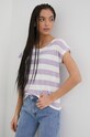 Vero Moda t-shirt wzorzyste fioletowy 10190017.Lavendula
