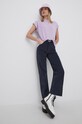 Vero Moda tricou din bumbac 10258657.Lavendula violet AA00