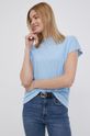 niebieski Vero Moda t-shirt bawełniany Damski