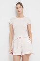 Футболка EA7 Emporio Armani slim розовый 8NTT65.TJDQZ