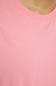 Pieces t-shirt bawełniany 17086970.Strawberry różowy