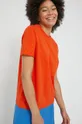 pomarańczowy Pieces t-shirt bawełniany