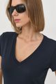 Pamučna majica Armani Exchange mornarsko plava 8NYTDH.YJ16Z.NOS