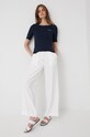 Marc O'Polo tricou din bumbac B01218351003 bleumarin AA00