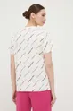 Odzież Karl Lagerfeld t-shirt bawełniany 225W1700 beżowy