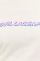 Karl Lagerfeld tricou din bumbac 225W1701 bej
