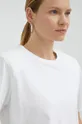 bela Bombažna kratka majica Gestuz