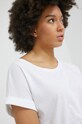 Vila t-shirt biały 14083083.OpticalSno