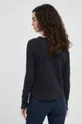 Bavlnené tričko s dlhým rukávom American Vintage T-SHIRT ML COL V 100 % Bavlna