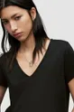 Бавовняна футболка AllSaints чорний