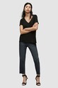 Одежда Хлопковая футболка AllSaints WM115P чёрный